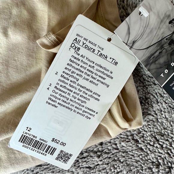 NWT! All Yours Tank *Tie Dye - size 12 - Picture 3 of 4